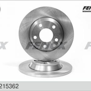 Диск тормозной передний не вентилируемый