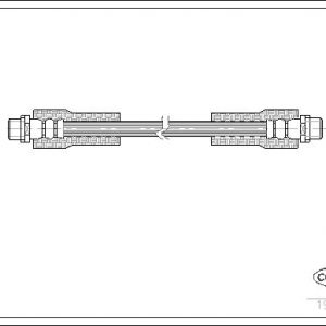 Шланг тормозной передний