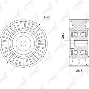 Ролик дополнительный руч. ремня