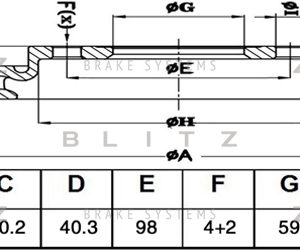 Диск тормозной передний вентилируемый