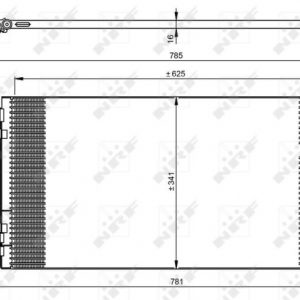Радиатор кондиционера (конденсер)