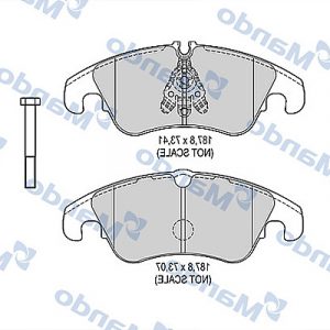 Колодки тормозные передние к-кт