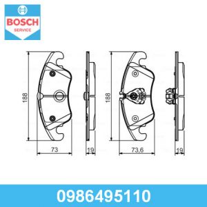Колодки тормозные передние к-кт