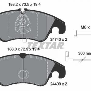 Колодки тормозные передние к-кт