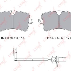 Колодки тормозные задние дисковые к-кт