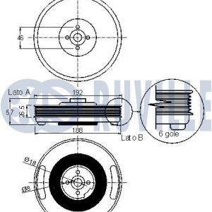 Шкив коленвала