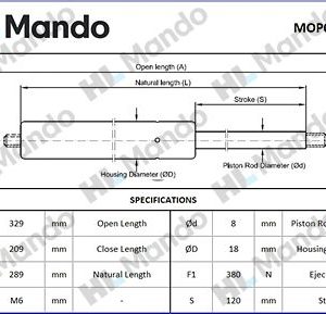 Амортизатор капота
