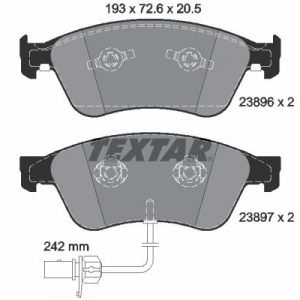 Колодки тормозные передние к-кт