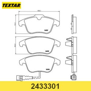 Колодки тормозные передние к-кт