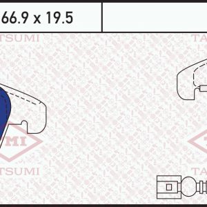 Колодки тормозные передние к-кт