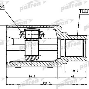 ШРУС внутренний передний