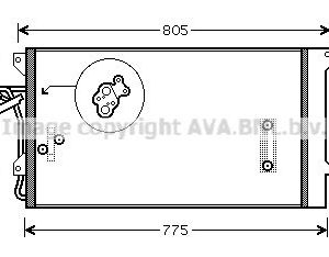 Радиатор кондиционера (конденсер)