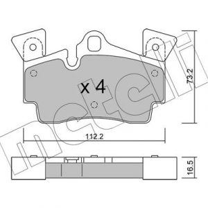 Колодки ручного тормоза к-кт
