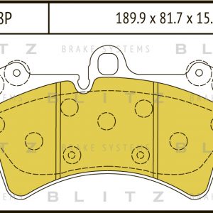 Колодки тормозные передние к-кт
