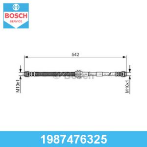 Шланг тормозной передний