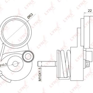 Натяжитель ремня