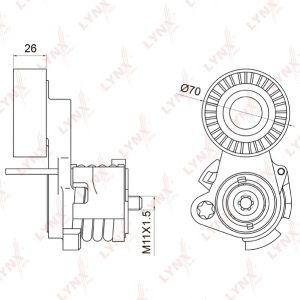 Натяжитель ремня