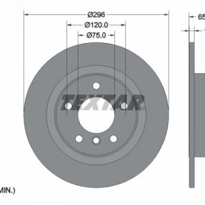 Диск тормозной задний
