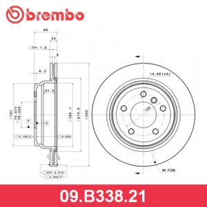 Диск тормозной задний