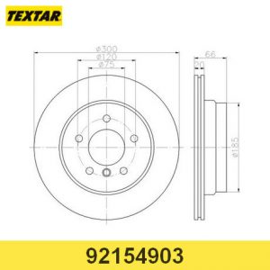 Диск тормозной задний