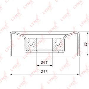Ролик-натяжитель ручейкового ремня