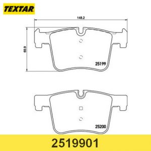 Колодки тормозные передние к-кт