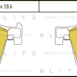 Колодки тормозные передние к-кт