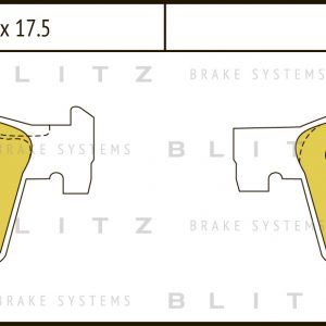 Колодки тормозные передние к-кт