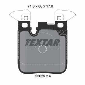 Колодки тормозные задние дисковые к-кт