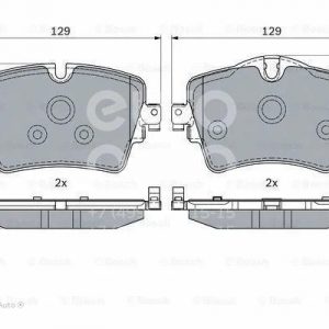 Колодки тормозные передние к-кт