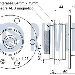 Ступица передняя/задняя