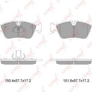 Колодки тормозные передние к-кт