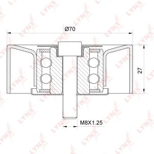 Ролик дополнительный руч. ремня