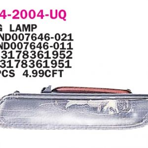 Фара противотуманная левая