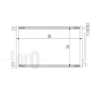Радиатор кондиционера (конденсер)
