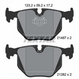 Колодки тормозные задние дисковые к-кт