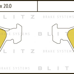 Колодки тормозные передние к-кт