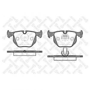 Колодки тормозные задние дисковые к-кт