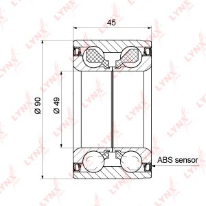 Подшипник ступицы (к-кт)