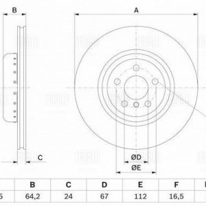 Диск тормозной задний