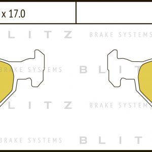 Колодки тормозные задние дисковые к-кт