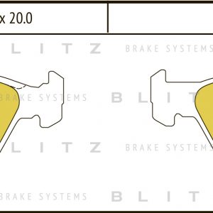Колодки тормозные передние к-кт