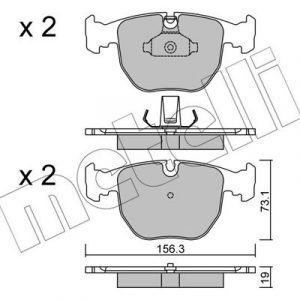 Колодки тормозные передние к-кт