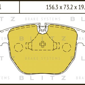 Колодки тормозные передние к-кт
