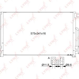 Радиатор кондиционера (конденсер)
