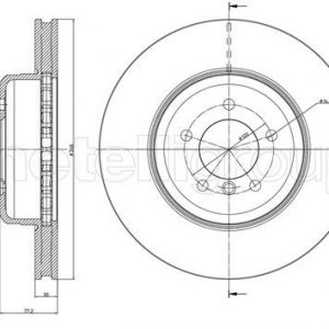 Диск тормозной передний вентилируемый