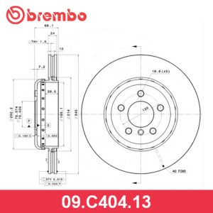 Диск тормозной задний