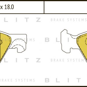Колодки тормозные передние к-кт