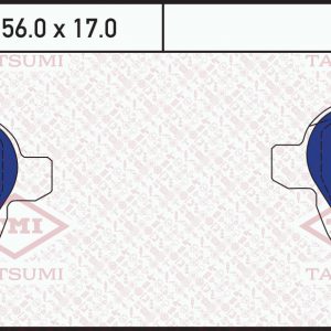 Колодки тормозные задние дисковые к-кт