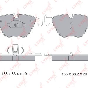 Колодки тормозные передние к-кт